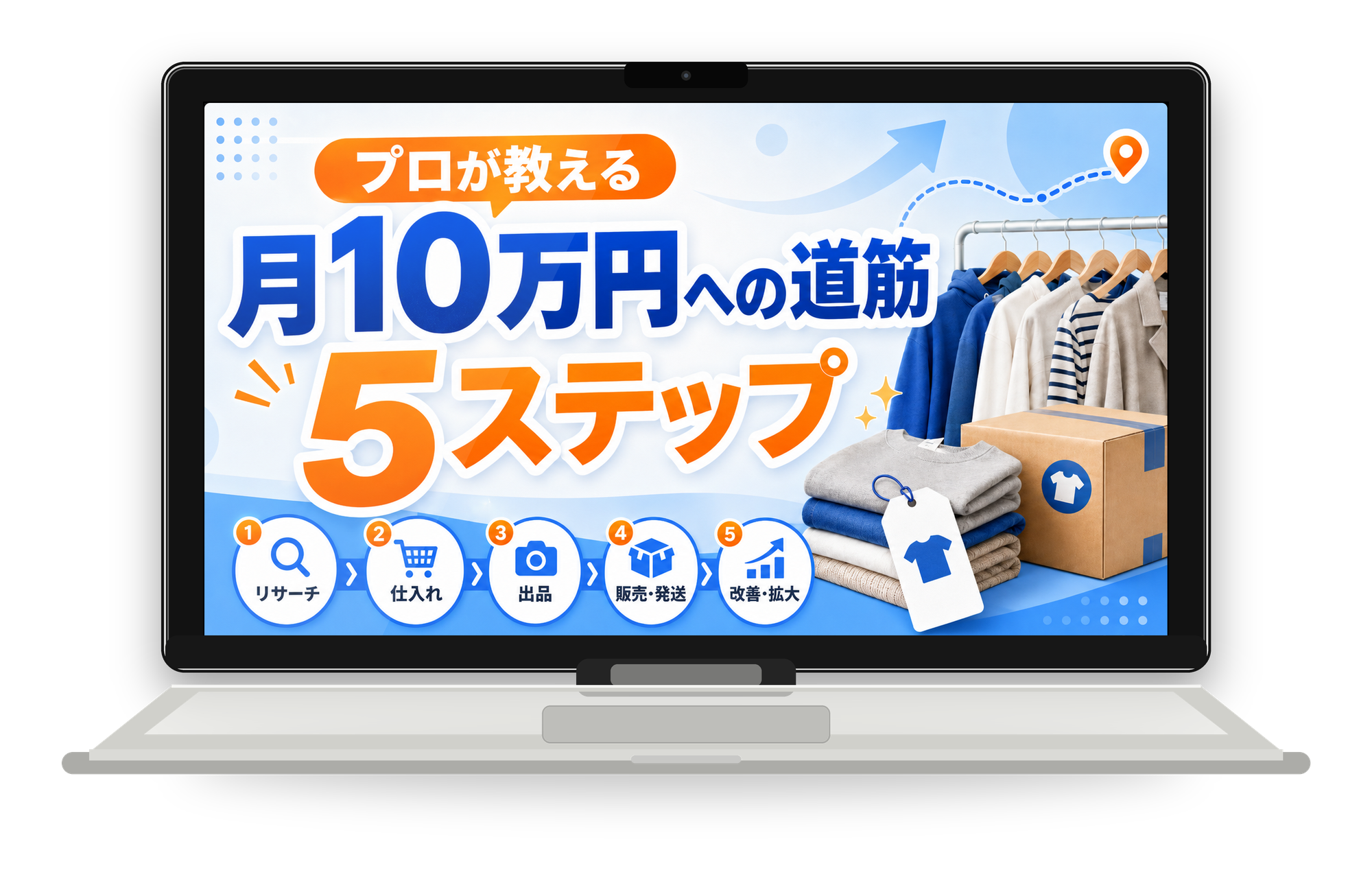 プロが教える月10万円への道筋5ステップ